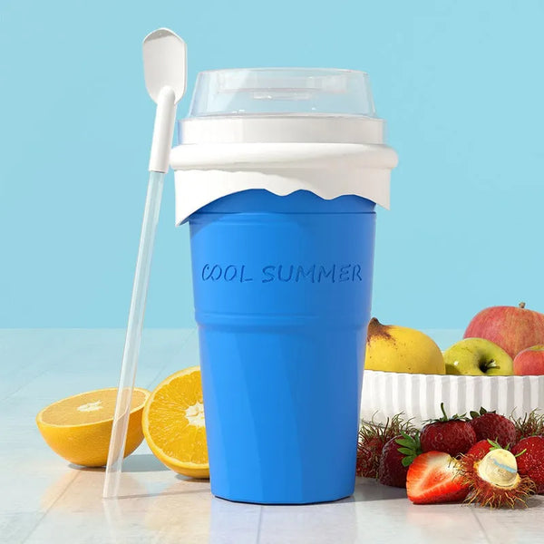 🥤 Chill Out in a Squeeze: Make Delicious Slushies Anywhere with the Squeeze Cup Slushy Maker! ❄️